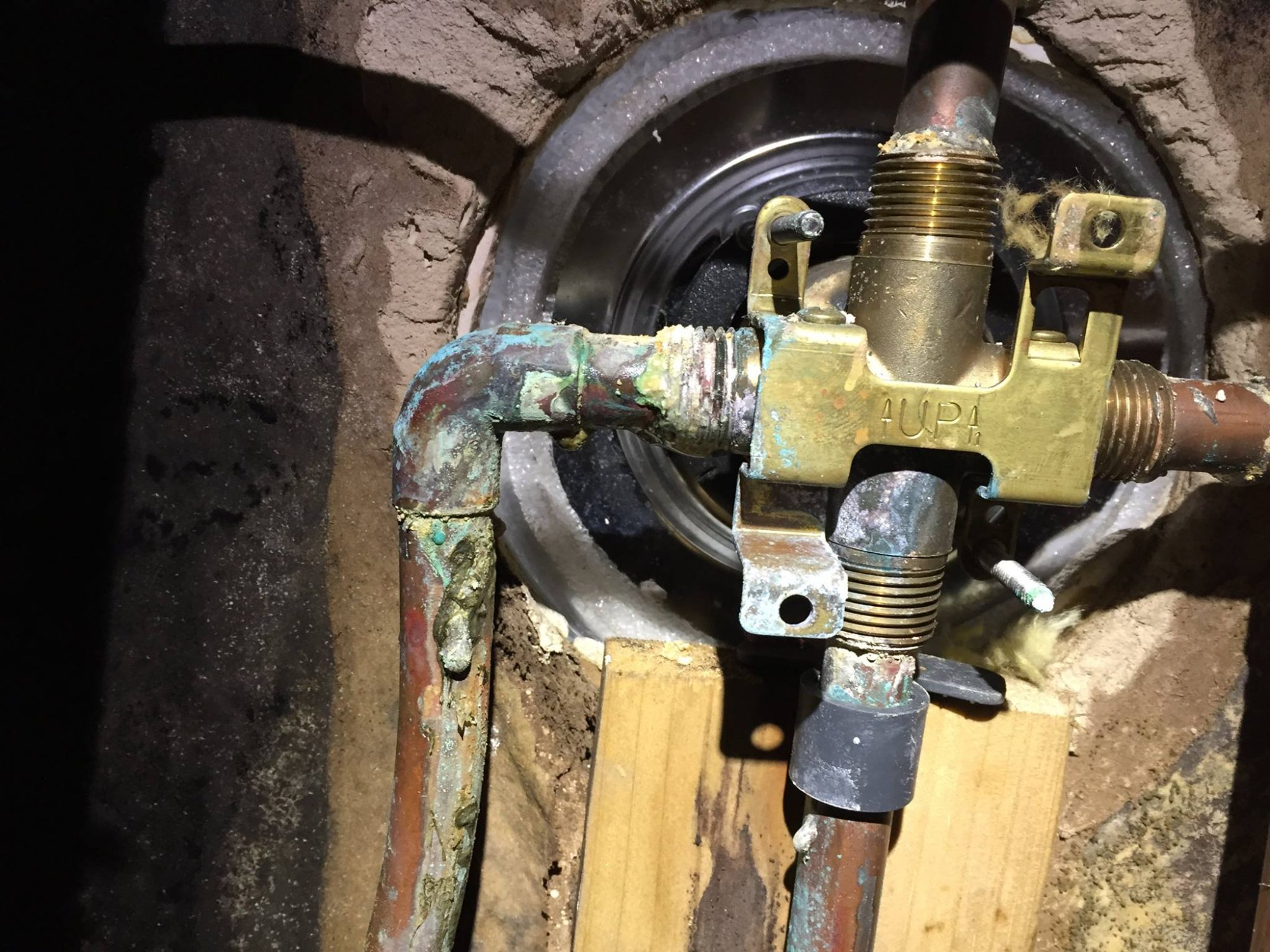 Corroded valve before replacement by Massey Plumbing in Thonotosassa, FL