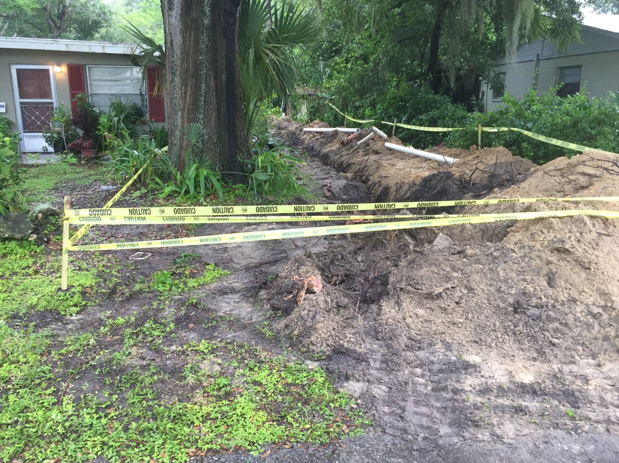 Sewer line repair by Massey Plumbing in Port Richey, FL