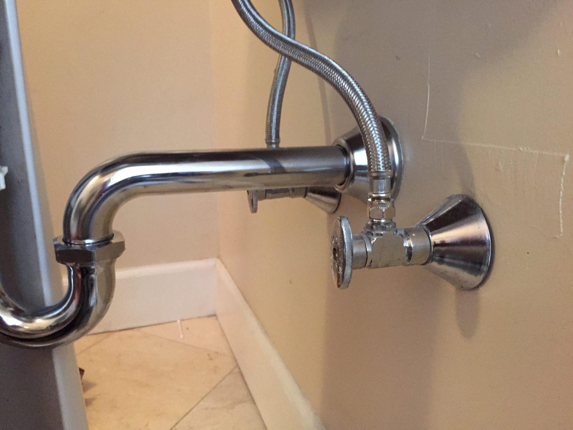 Supply valve repair by Massey Plumbing in Odessa, FL